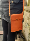 Leather Bag Rita V2 Small Leather Pouch Cross Body Bag - Vera Tucci OriginalsBags