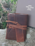 Large Leather Bound Journal Plain Design