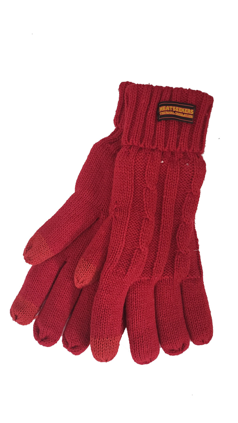 HEATSEEKERS von Vera Tucci – Thermo-Touchscreen-Zopfstrickhandschuh G32/33