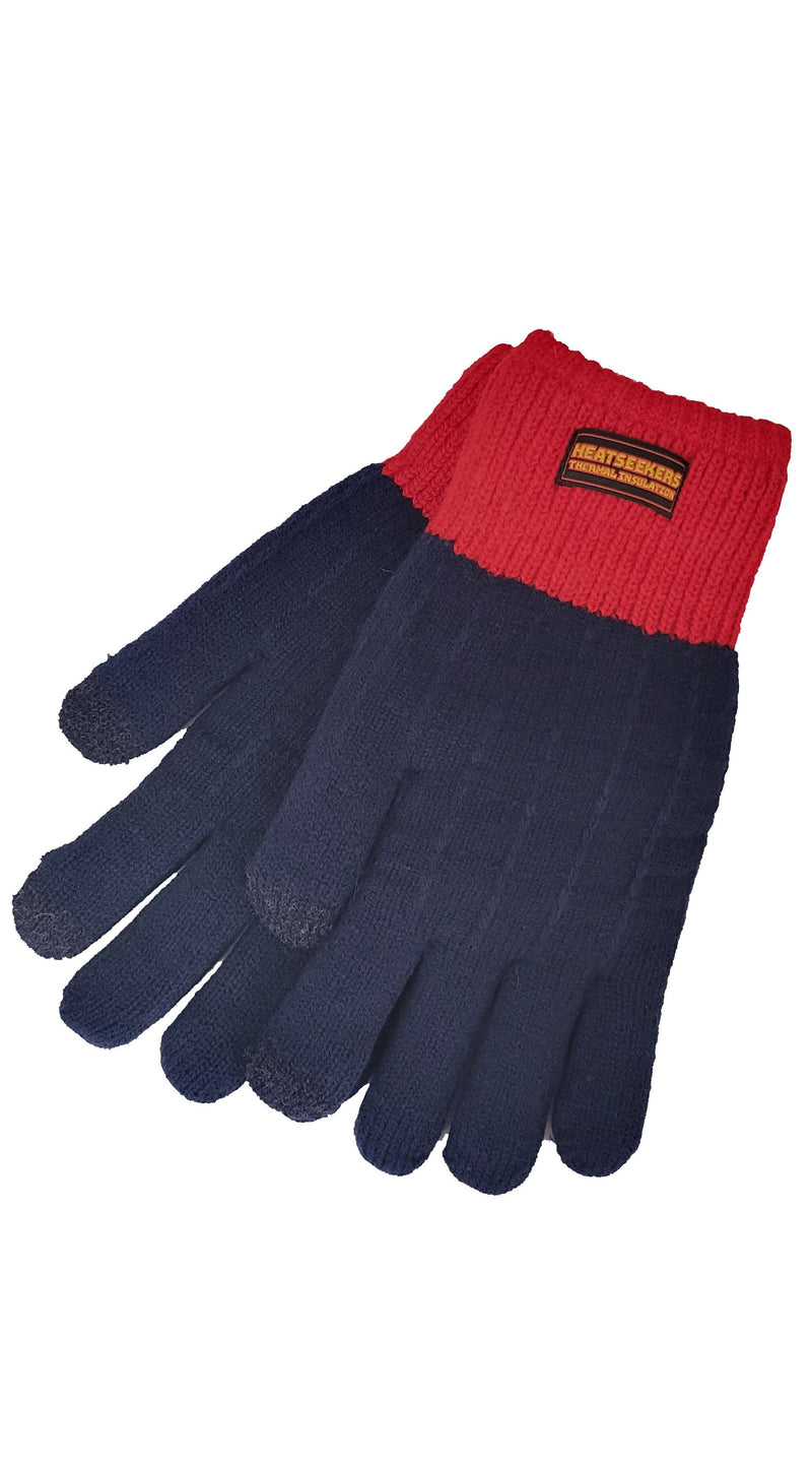 HEATSEEKERS von Vera Tucci – Zweifarbiger Thermo-Touchscreen-Handschuh G36/37