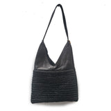 JULIETTE WASHED WOVEN LEATHER – Luxuriöse Schultertasche aus gewaschenem Hobo-Leder NEU 