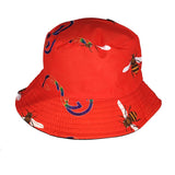 Funky Print gemusterte Sommer-Eimerhüte für Erwachsene, Einheitsgröße SS23, Muster 11/31