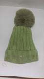 ACRYLIC RIBBED POM POM HAT AW23-RMD-53