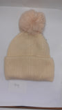 SIMPLE TURN UP ANGORA POM HAT AW23-RMD-94