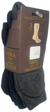 VERA TUCCI LUXURY MEN'S 3 PACK PLAIN SOCKS RMD2403-29-02 3 PACK BLACK/NAVY GREY