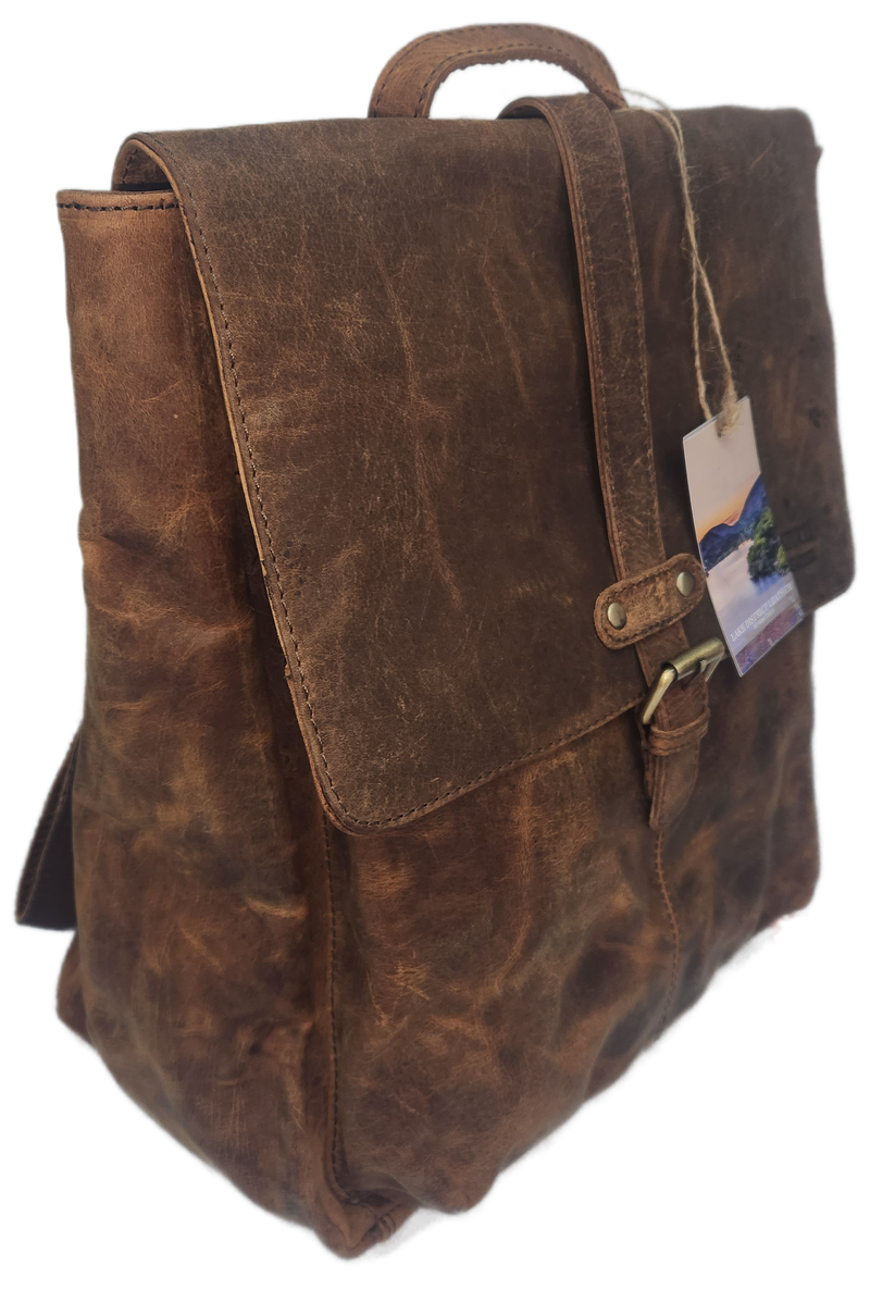 STYLE 152 KLASSISCHER HUNTER-LEDERRUCKSACK, GROSSER LAKE DISTRICT-LEDER VON VERA TUCCI