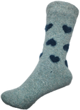 VERA TUCCI HEARTS DESIGN WOMEN'S THERMAL WINTER SOCKS RMD2305-86-01 NEW FOR AW23!
