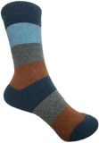 VERA TUCCI WOMEN'S WINTER STRIPE THERMAL SOCKS RMD2305-88-06 NEW FOR AW23!