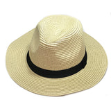 VERA TUCCI PANAMAHÜTE IN WEIß, BEIGE UND SCHWARZ, GRÖSSE 56-60 UNISEX