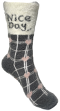 VERA TUCCI NICE DAY FLUFFY WOMEN'S WINTER SOCKS RMD2305-09-1 NEW FOR AW23!