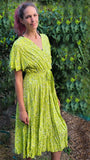 IRIDIA KD190 'I' ITALIENISCHES VISKOSEKLEID UK 10-16