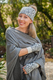 Gloves SIRI (Glove) Sparkly Leopard Glove (has matching hat) RMD1905169 - Vera Tucci OriginalsAccessories