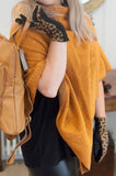Gloves PAMELA G28 LEOPARD PRINT SUEDE FEEL WOMEN'S GLOVE - Vera Tucci OriginalsAccessories