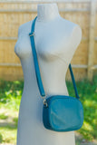 Leather Bag GEMMA - GENUINE LEATHER CAMERA BAG WITH TASSEL ZIP - Vera Tucci OriginalsBags