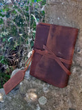 Journal Large Leather Bound Journal Plain Design - Vera Tucci OriginalsVera Tucci Originals UNBOXED