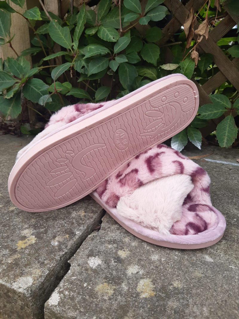 Shoes MERCIER - LADIES ANIMAL PRINT SLIPPER - Vera Tucci OriginalsAccessories