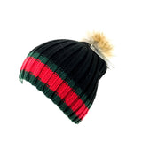 Hat Vera Fur Pom Pom hat - Vera Tucci OriginalsAccessories NATURAL