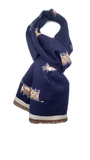 RMD2305-21 COW PATTERN VERA TUCCI SCARF NEW FOR AW23!