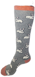 VERA TUCCI LUXURY WOMENS LONG SOCKS RMD2403-02-05 RABBITS