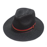 VERA TUCCI PANAMAHÜTE IN WEIß, BEIGE UND SCHWARZ, GRÖSSE 56-60 UNISEX