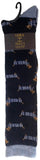 VERA TUCCI LUXURY MENS LONG SOCKS RMD2403-01-01 MUSHROOMS