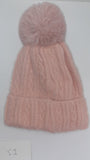 POM POM FLUFFY CABLE HAT AW23-RMD-51