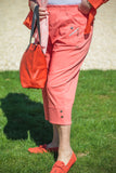 Trousers CAPRICE - SS21 NEW TROUSERS (ADDITIONAL COLOURS) - Vera Tucci OriginalsLondon Clothing 2 (26" waist / ORANGE